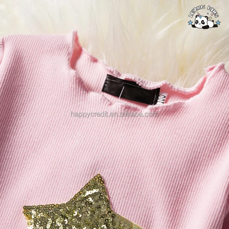 LEZONKIDS - 2023 high quality long sleeve custom sequin tulle dresses for girls 5 to 10 years